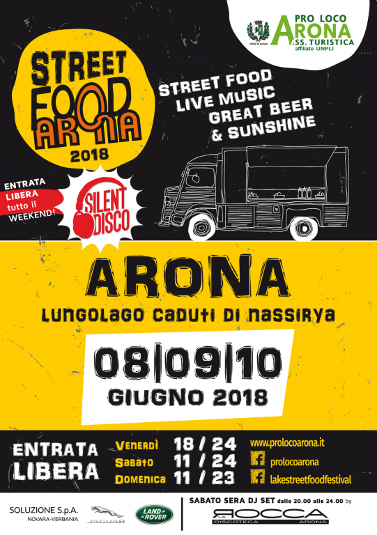 Arona Street Food, la seconda edizione!